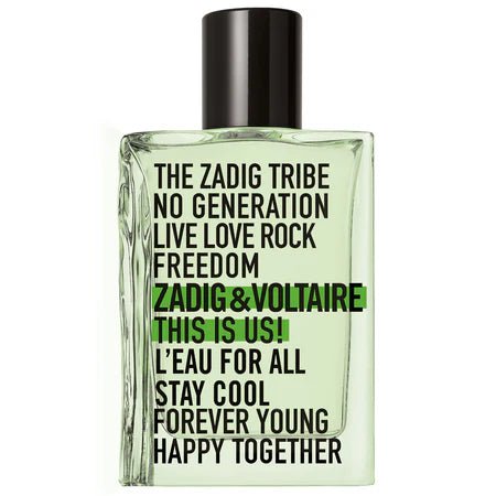 Zadig & Voltaire This is Us! L'eau For All Eau De Toilette Spray 50ml - Fragrance London