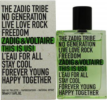 Zadig & Voltaire This is Us! L'eau For All Eau De Toilette Spray 50ml - Fragrance London
