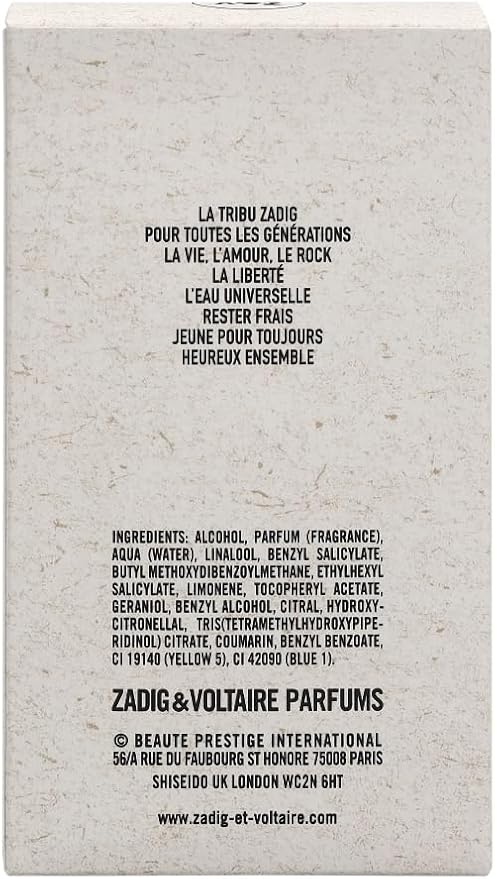 Zadig & Voltaire This is Us! L'eau For All Eau De Toilette Spray 50ml - Fragrance London