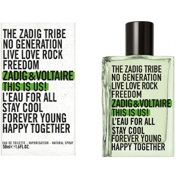 Zadig & Voltaire This is Us! L'eau For All Eau De Toilette Spray 50ml - Fragrance London
