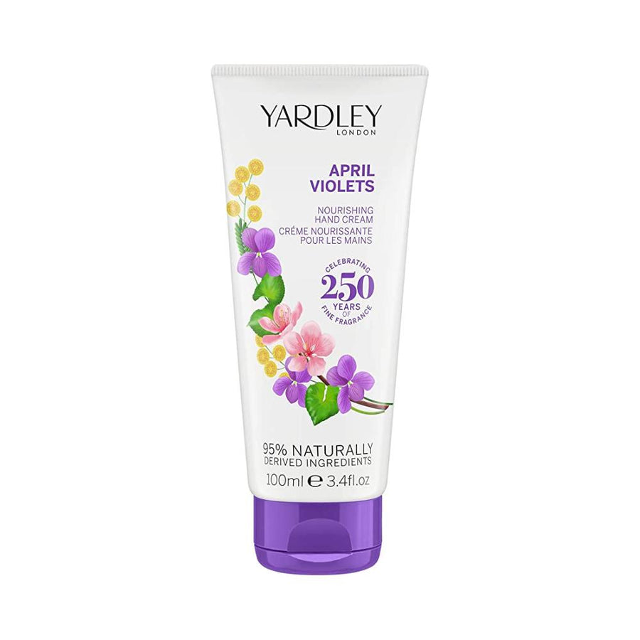 Yardley April Violets Hand Cream 100ml Floral Hydrating