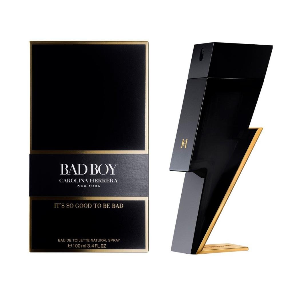 Carolina Herrera Bad Boy Eau de Toilette Spray 100ml - Fragrance London
